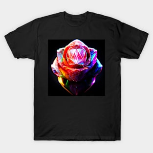 psychedelic crystal rose 2 T-Shirt